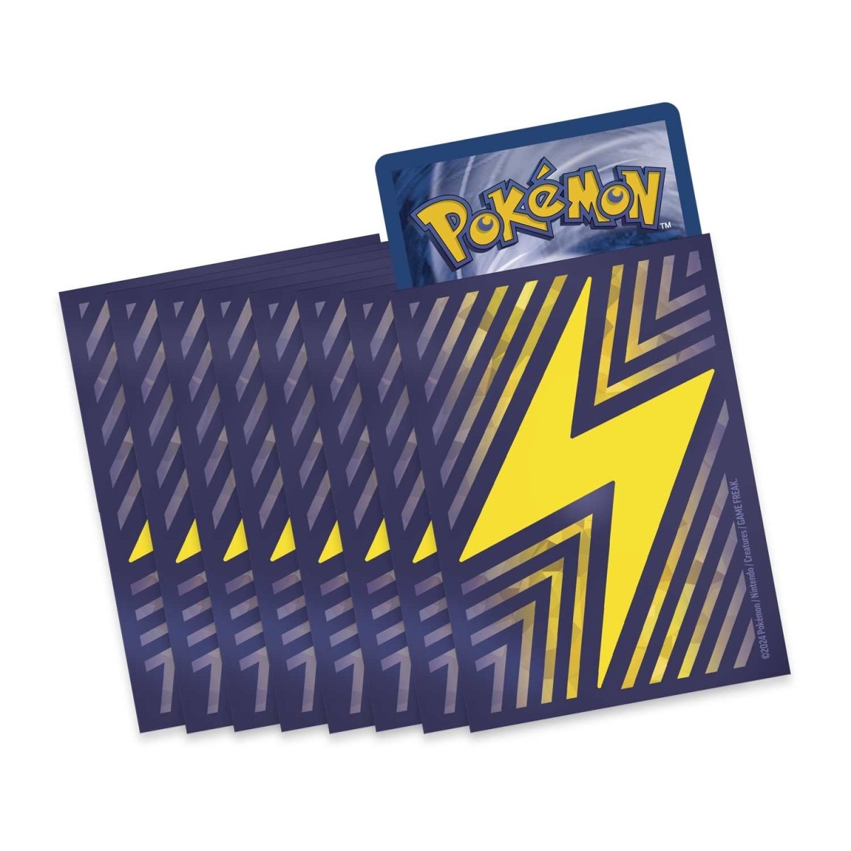 Pokémon trading card with a blue and yellow design on a white background