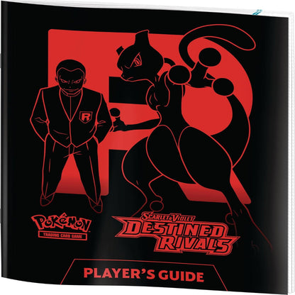 Pokémon Scarlet & Violet Destined Rivals Player's Guide with red and black design