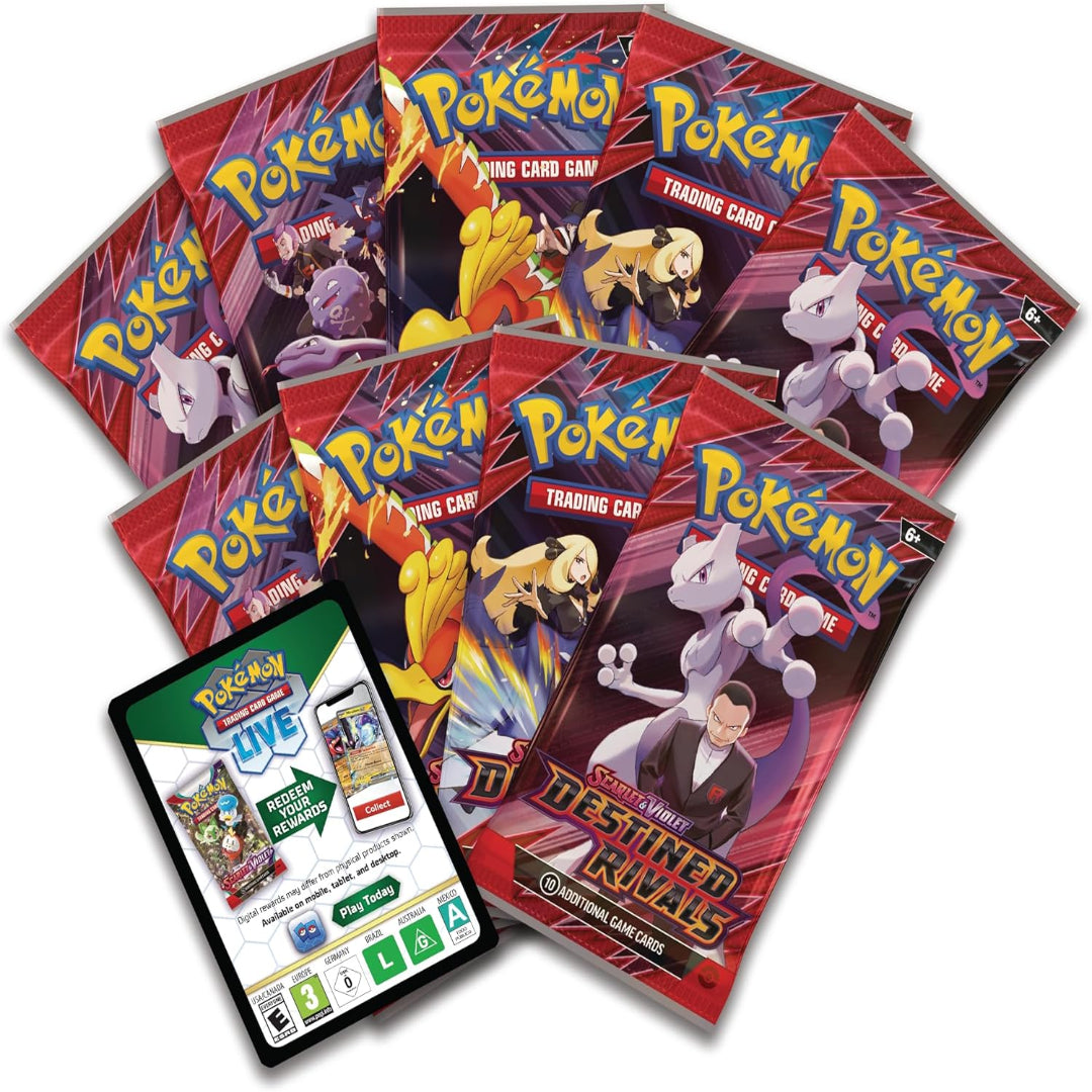 Pokémon trading card game packs with a smartphone displaying Pokémon Go app.