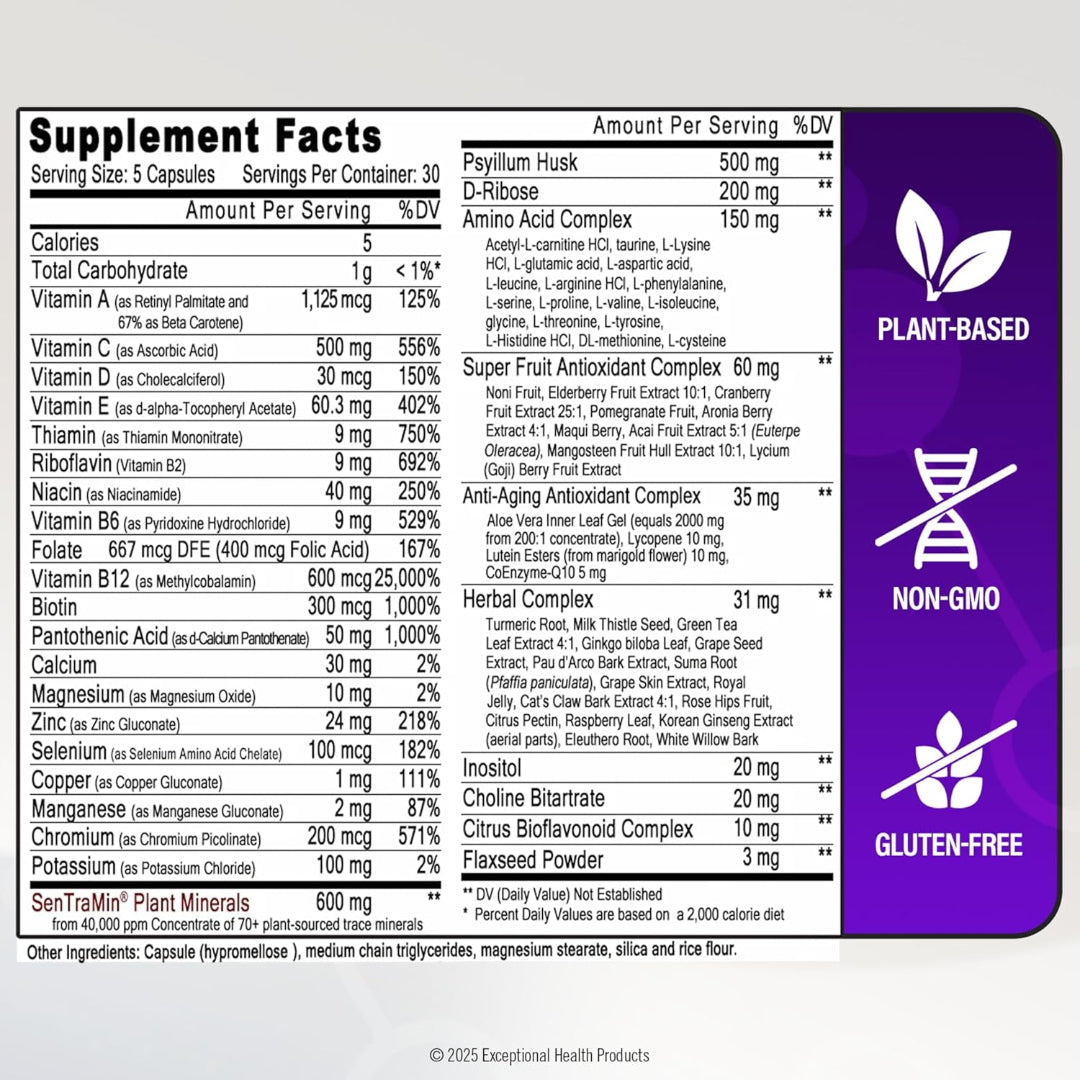 Supplement bottle labeled 'IMMUNO 150' with a white background