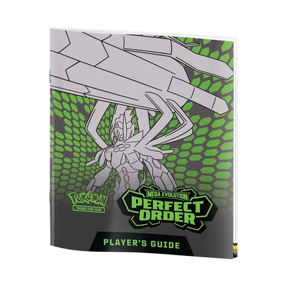 Pokémon Mega Evolution Player's Guide with character design on a green and gray background