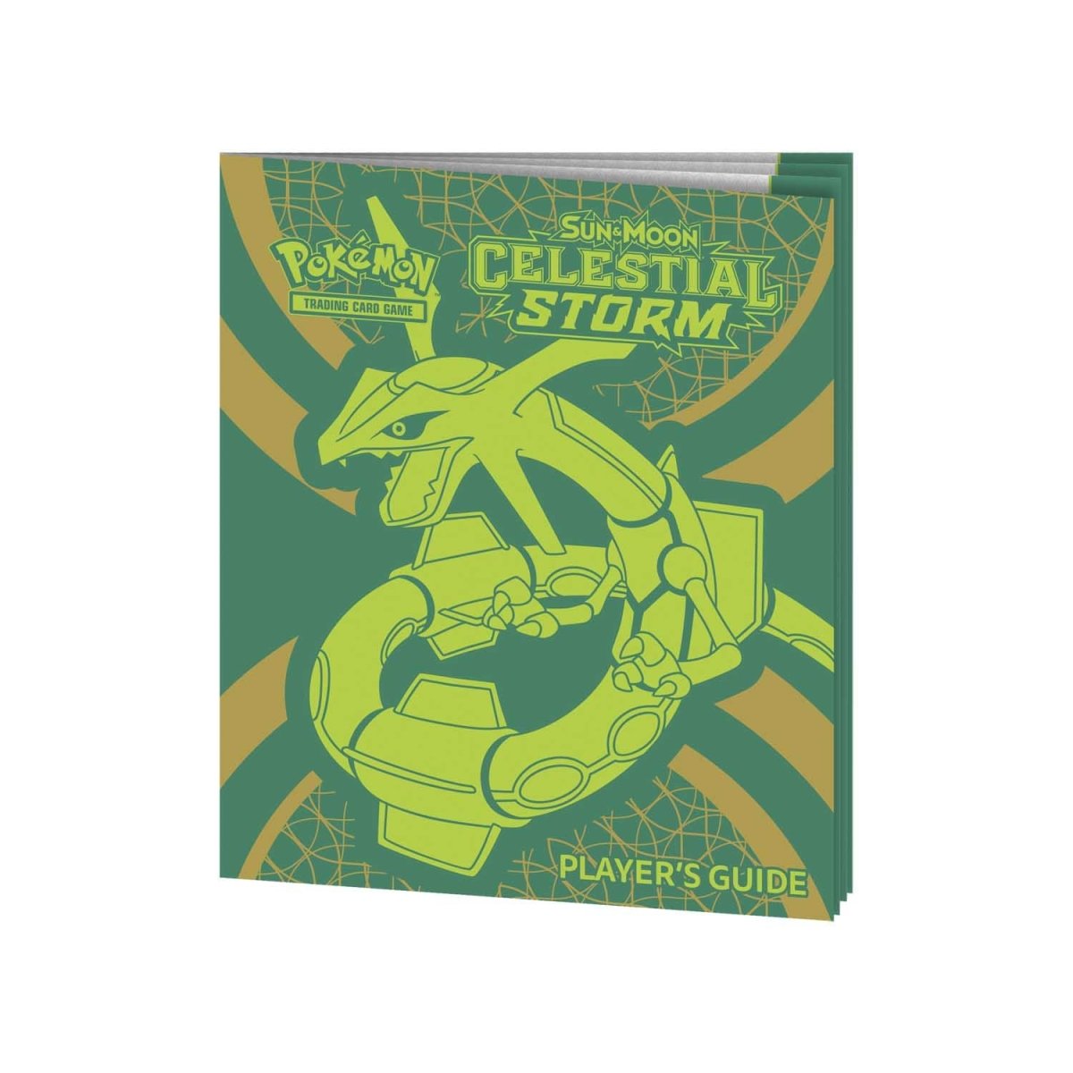 Pokémon Sun & Moon Celestial Storm Player's Guide on a white background