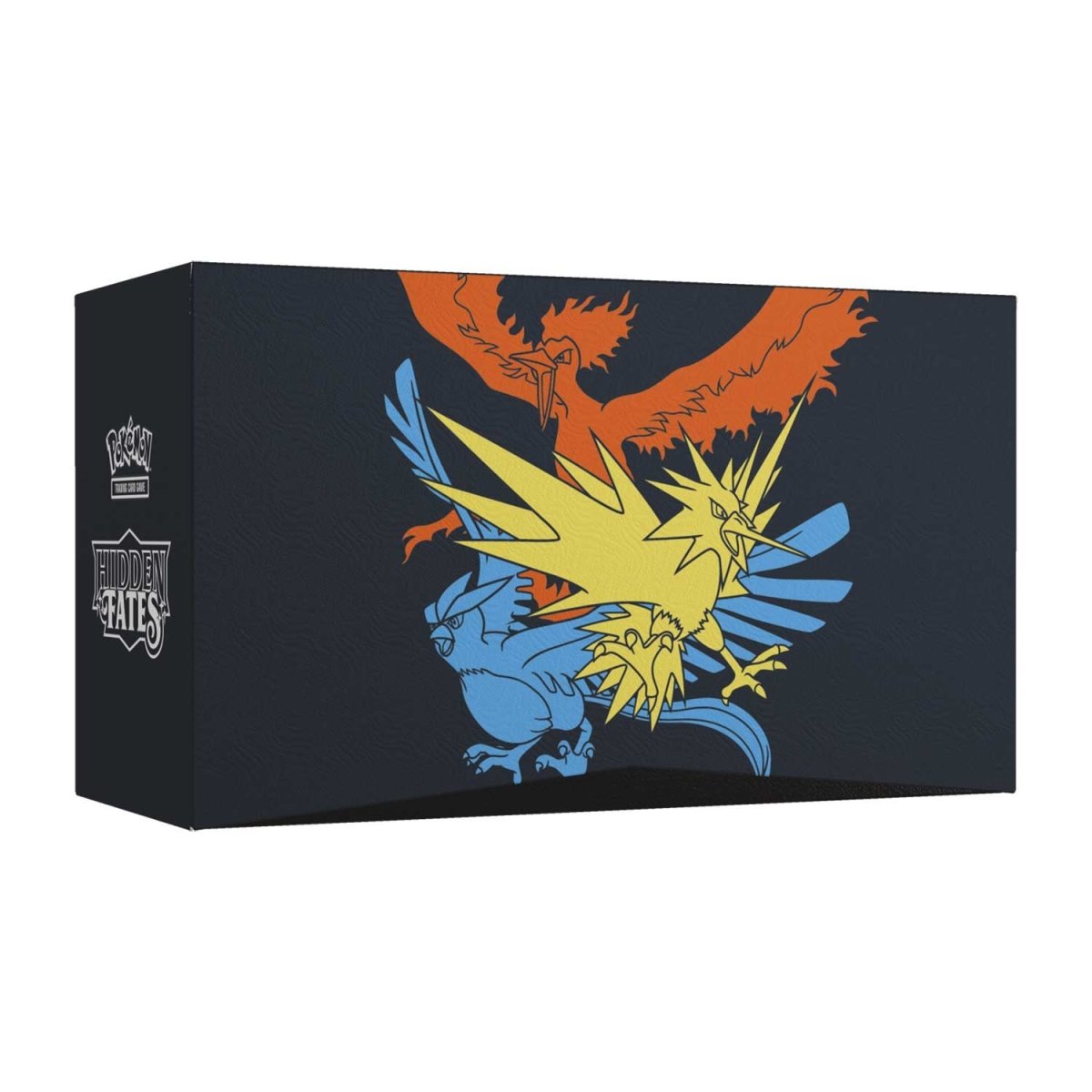 Product packaging with dragon and phoenix design on a black background