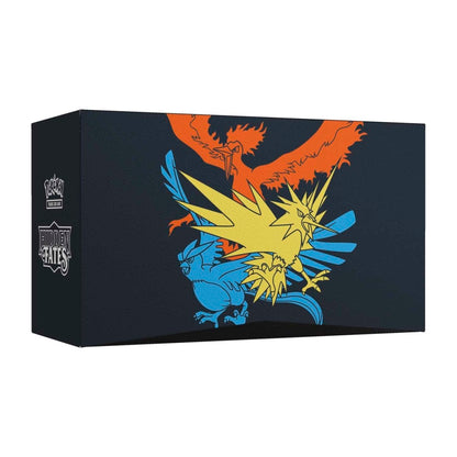 Product packaging with dragon and phoenix design on a black background