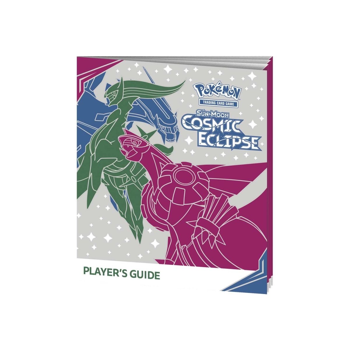 Pokémon Sun & Moon Cosmic Eclipse Player's Guide on a white background