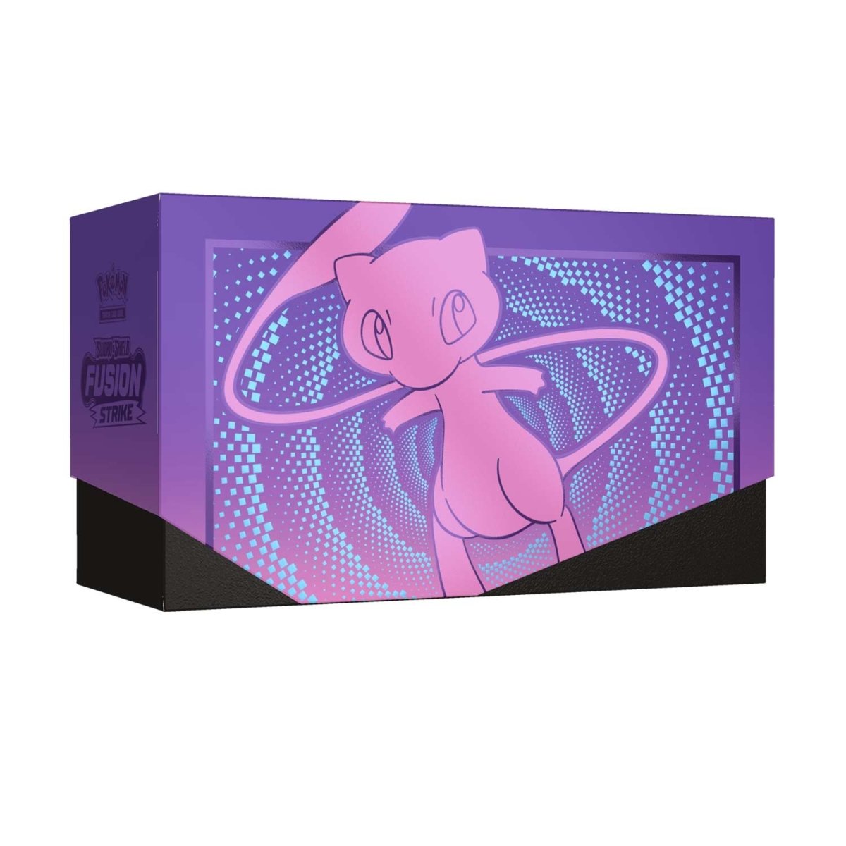 Pokémon Mewtwo toy figure in a purple box with a Pokémon logo.