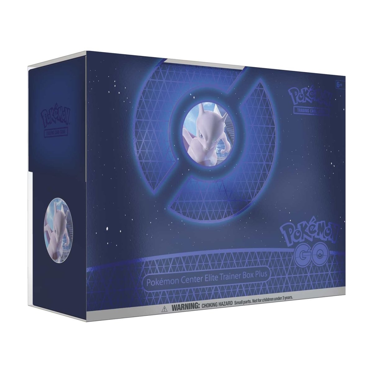 Pokémon Center Elite Trainer Box Plus packaging with Pokémon logo and character illustration on a white background