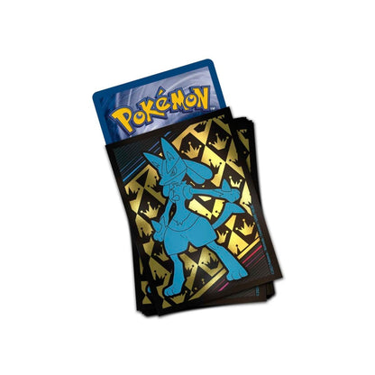 Pokémon trading card with a blue character on a black background, featuring the Pokémon logo.