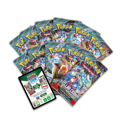 Collection of Pokémon trading card packs on a white background