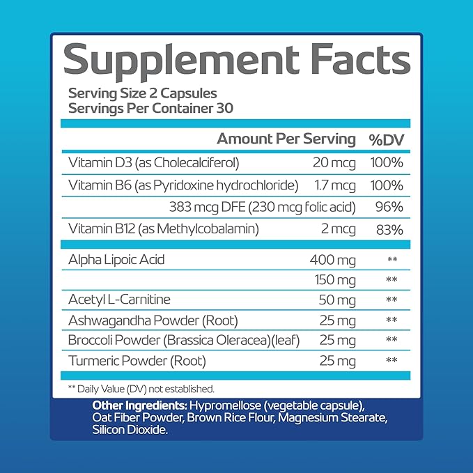 Supplement bottle labeled 'Nerve Recovery Max' on a white background